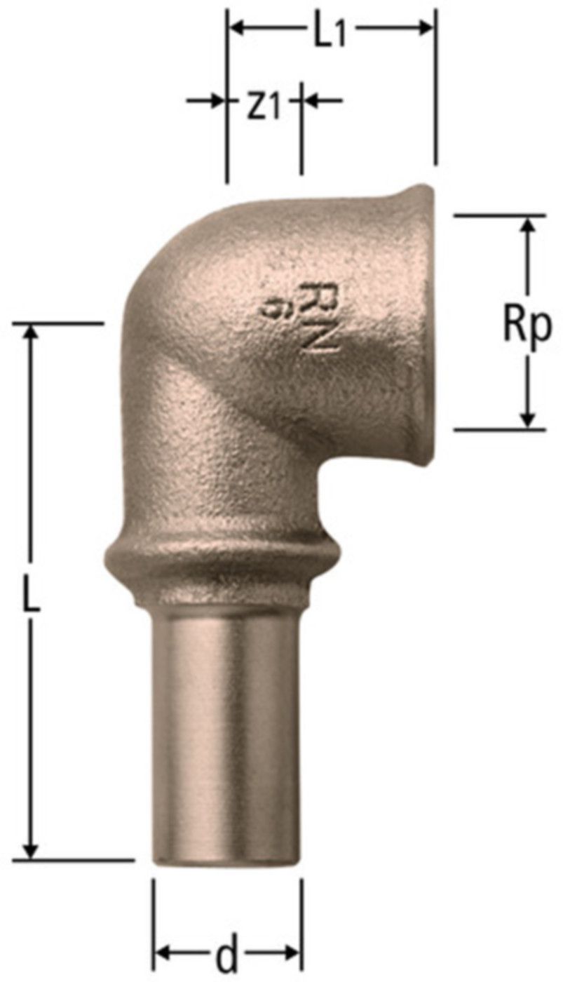 Übergangswinkel NUSSBAUM Optipress-Aquaplus