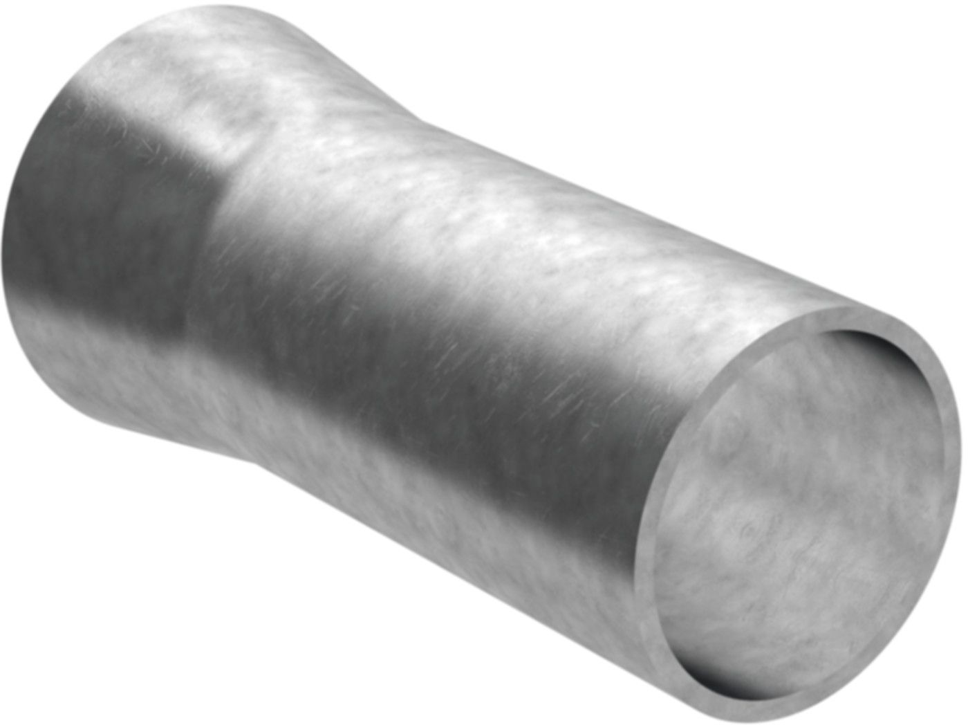 Übergang 1.4404 76.1mm - 76.1mm 32419 mit Anschweiss- und Einschubende - Mapress-Sanitär-Supersize-Formstücke