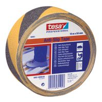 TESA Antirutschband, abriebfest, gelb/schwarz, B= 50mm, L= 5m, 60951 - Kleben