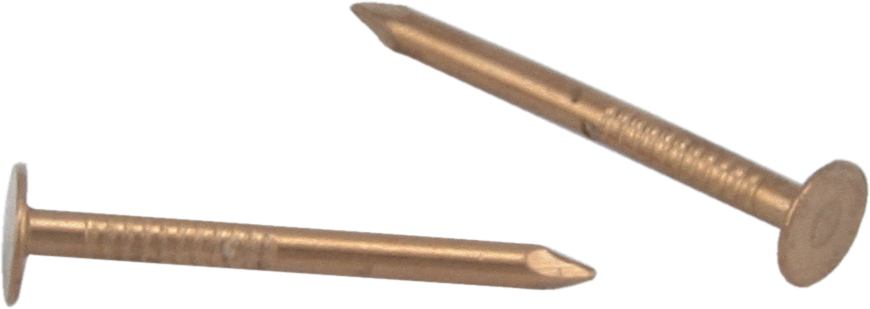 Breitkopfstifte, Kupfer blank Ø 2.5 x 27mm, Pack à 1kg FN 668 - Drahtstifte, CU-Stifte, Inoxstifte