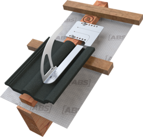 Dachhaken edelstahl oben gekröpft DH05 ABS Lock DH05 - ABS Absturzsicherung