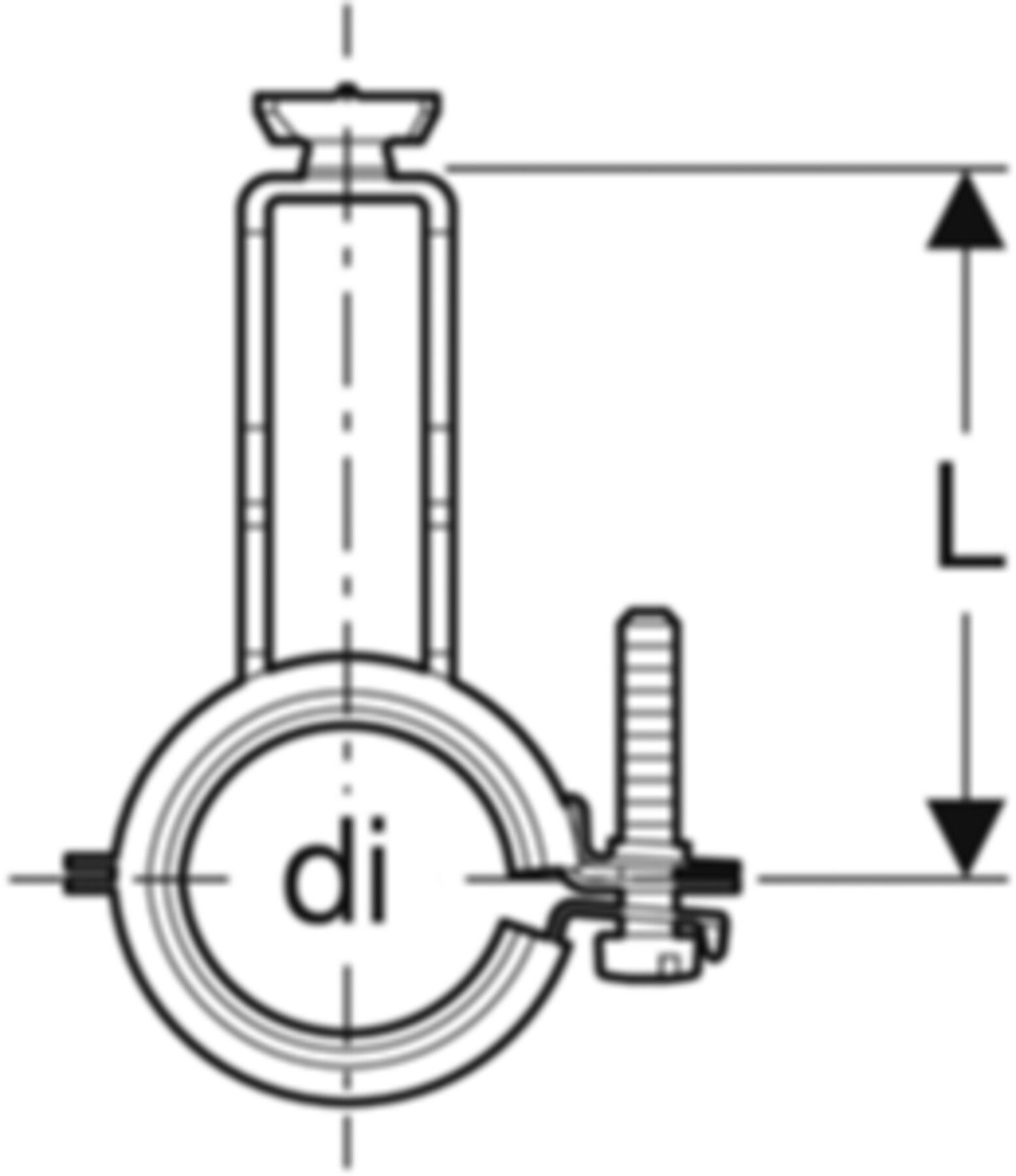 GIS Befestigungs-Set Verteiler gekröpft 25-30mm 653.493.00.1 - Geberit-Push Fit-Formstücke
