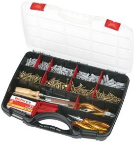 PARAT Kleinteilmagazin, Profi-Line Art.5854.000-391, 390 x 290 x 60mm - Werkzeugkoffer,Sortimentskoffer,Behälter