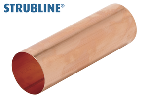 Ablaufrohre gesch.0.60 a 4 M 75 mm 201 "Strubline" - Kupfer Spenglereihalbfabrikate