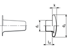 Kopfteile für Hohlniete St vni BN946 DIN7331A 4x9 - Bossard Schrauben