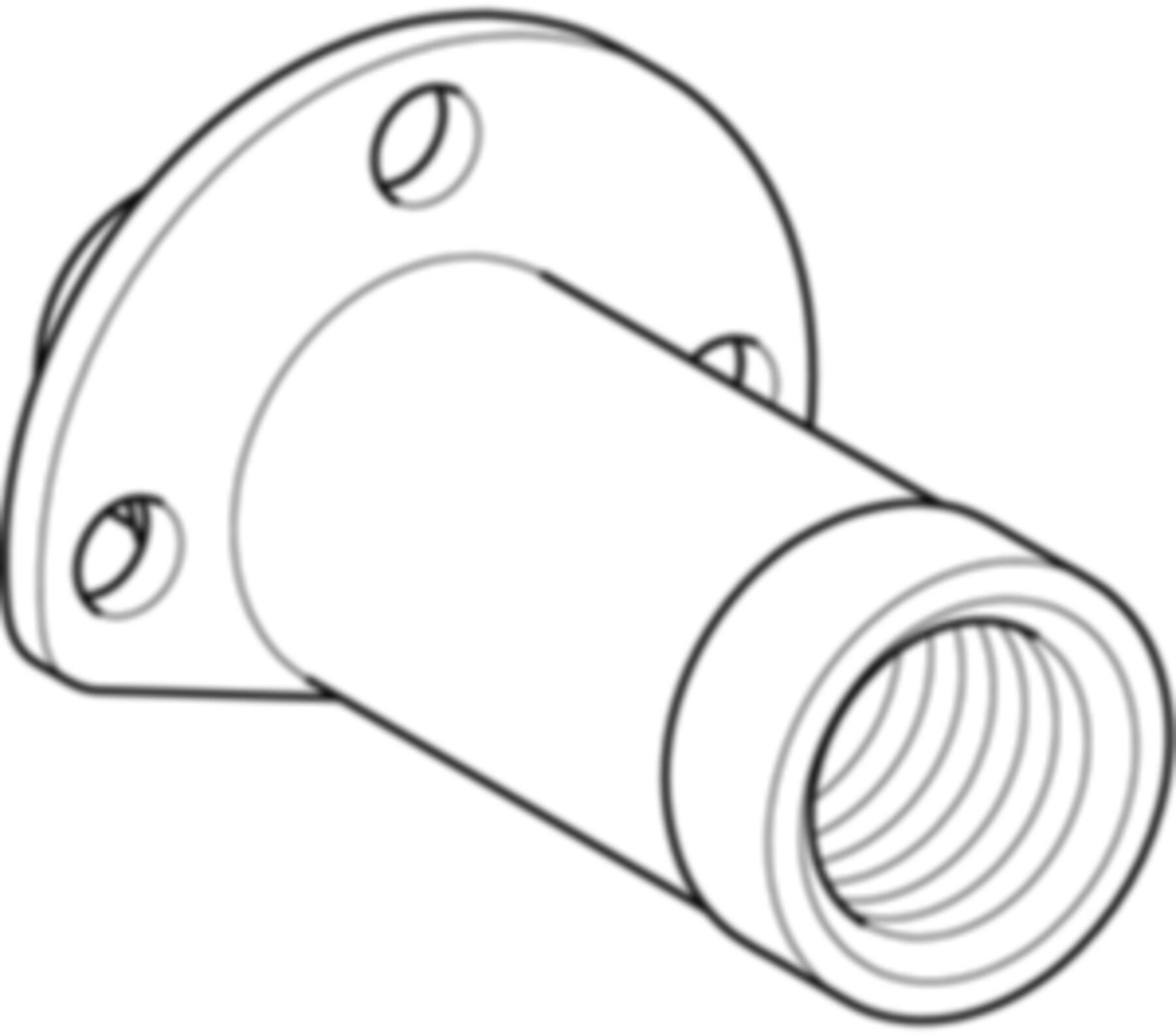 Anschluss gerade 1/2"- MF1/2" 602.283.00.1 mit Aussengewinde - Geberit-Push Fit-Formstücke