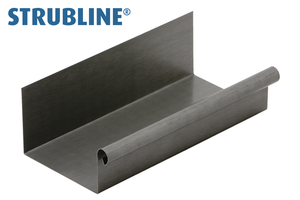 Dachrinnen 0.55 eckig a 6 M 250 mm 105 "Strubline" - Zink vorbew. Spenglereihalbfabrikate