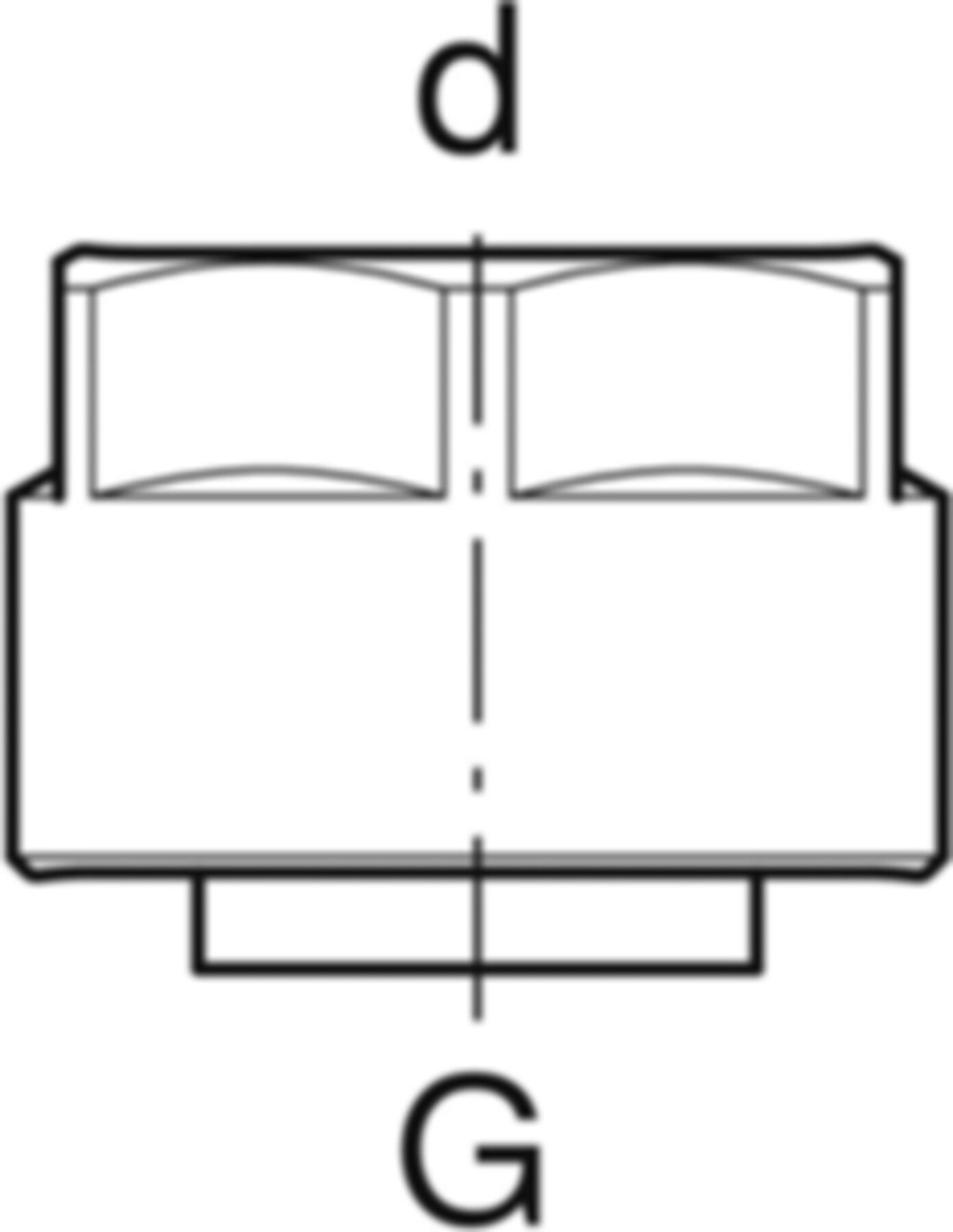 Anschlussverschraubung 15mm - EK 3/4" für Eurokonus 25073 - Mapress-Heizungs-Formstücke