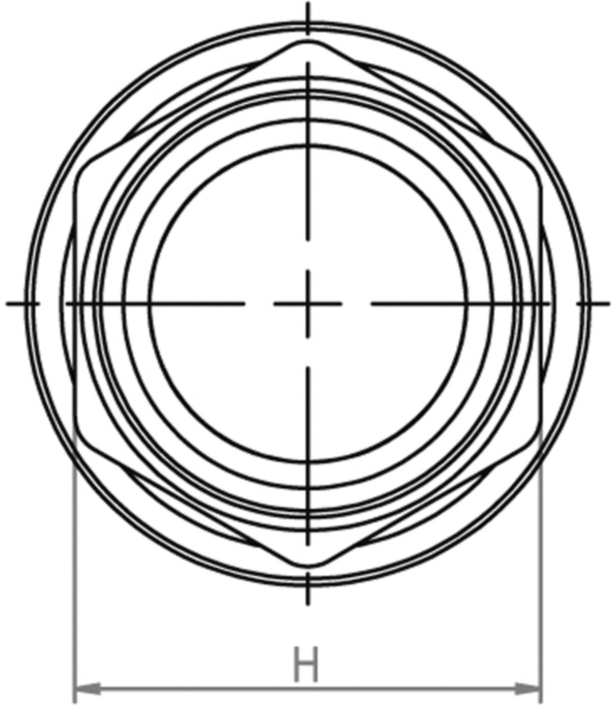 Schwarzrohradapter m.IG FLAMCO SX PLUS G 1/2" x 3/8" - Flamco Zubehör