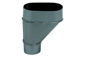 Rohrsammeltrichter exz. 75 mm 217 - MattpluS Spenglereihalbfabrikate