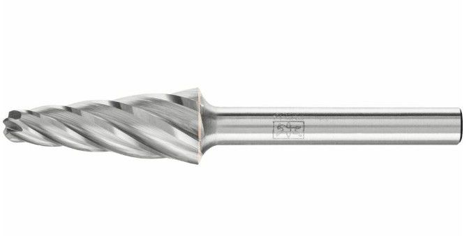 HM-Frässtift, Rundkegelform KEL 1230/6 ALU, Schaft Ø 6mm - Schleifen, Trennen