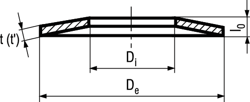 Tellerfedern Werknorm Federstahl BN806 8/3,2/0,4 - Bossard Schrauben