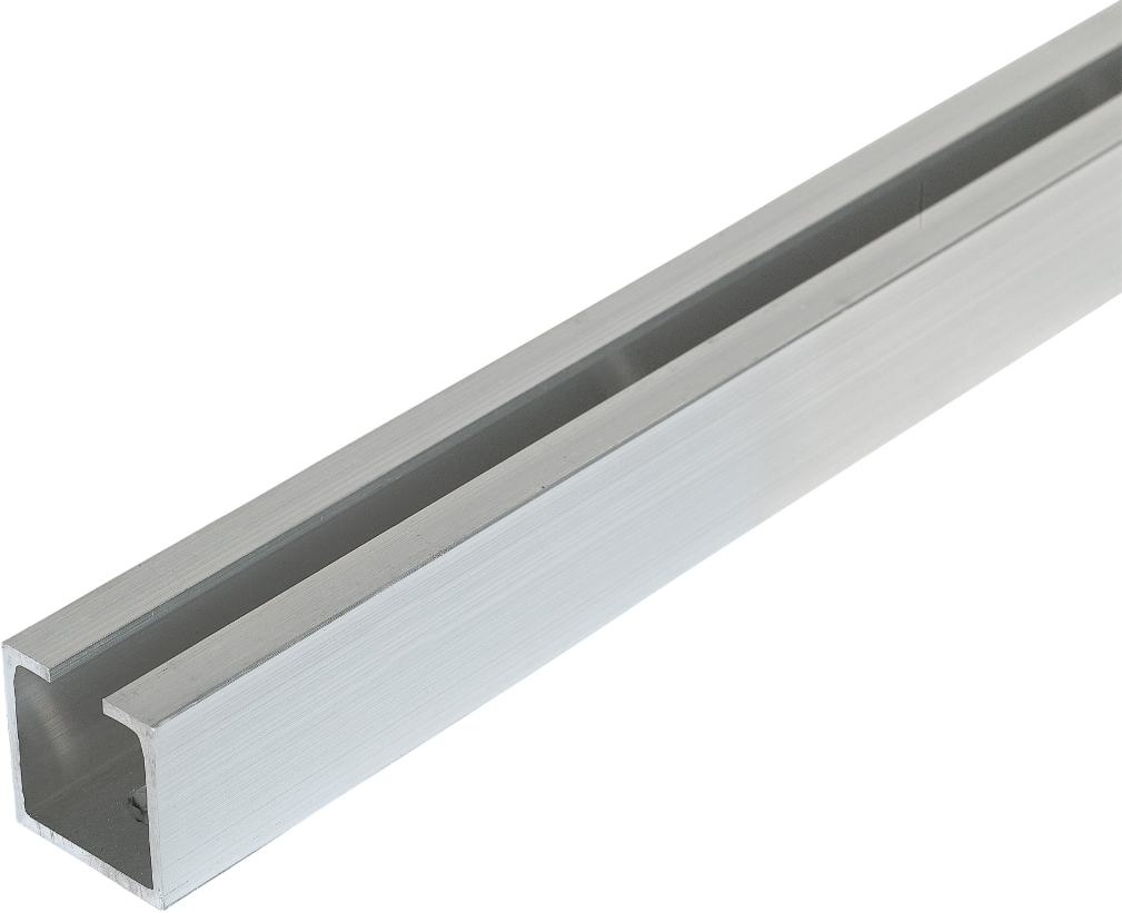 HAWA-PORTA Laufschiene, Porta 45/60/100 L=2000mm, Aluminium, gelocht - Schiebetür- und Schiebetorbeschläge