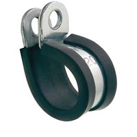 20574 Halterungsschellen mit schwarzem Gummiprofil