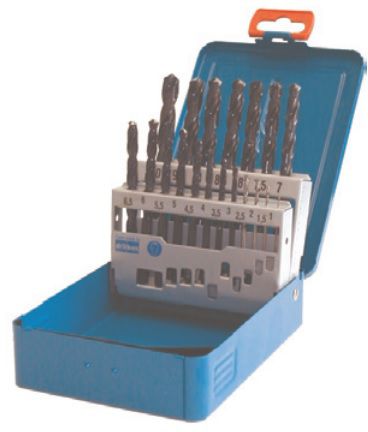 TIVOLY Spiralbohrer-Satz, HSS, Typ 180 Ø 1.0-13.0x0.5mm, 25-tlg., 10470000 - Bohren