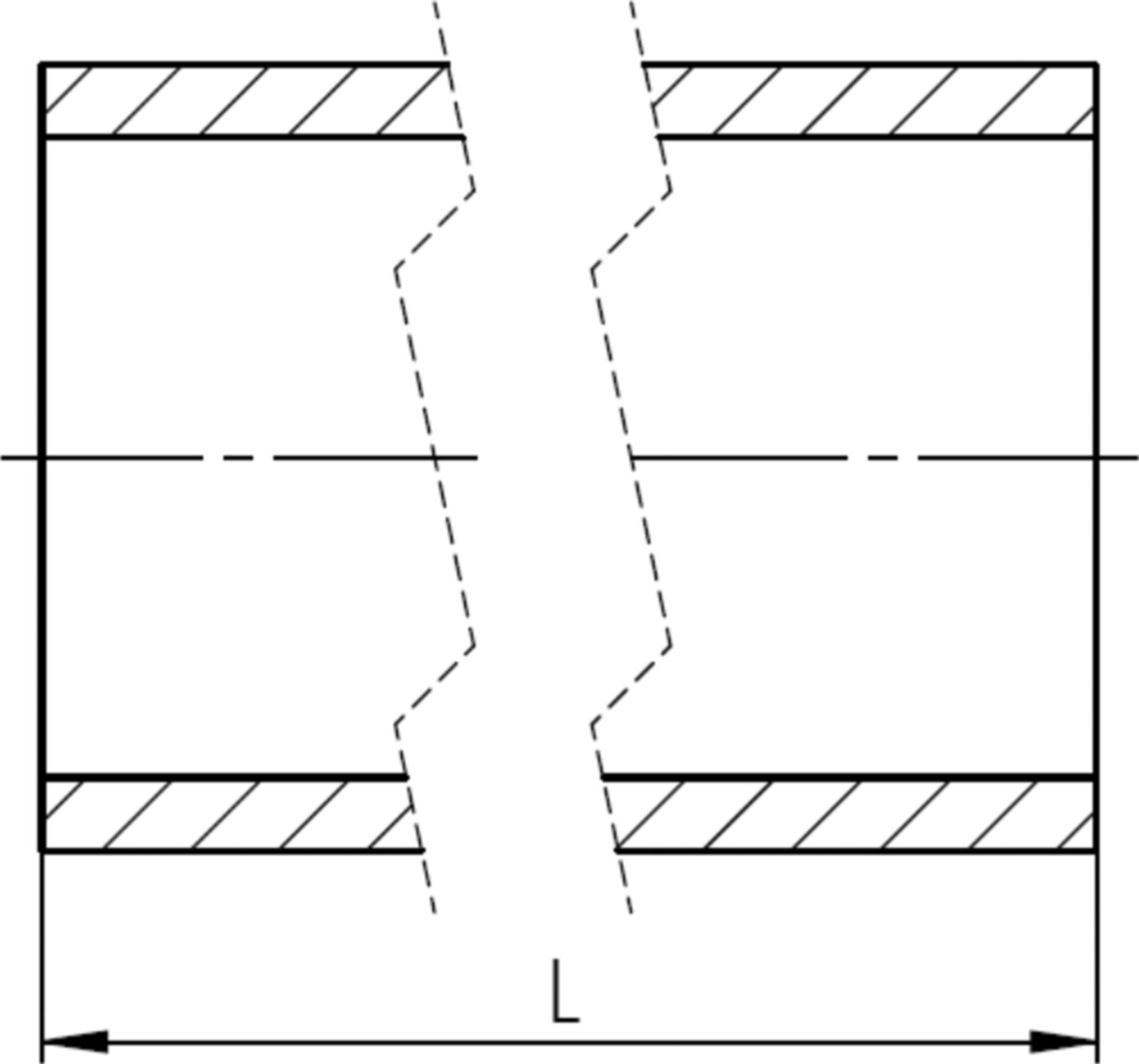 PE100 S5 PN 5, Gas, Stange à 10m d 125 x 11,4mm - PE100-RC Rohre in Stangen