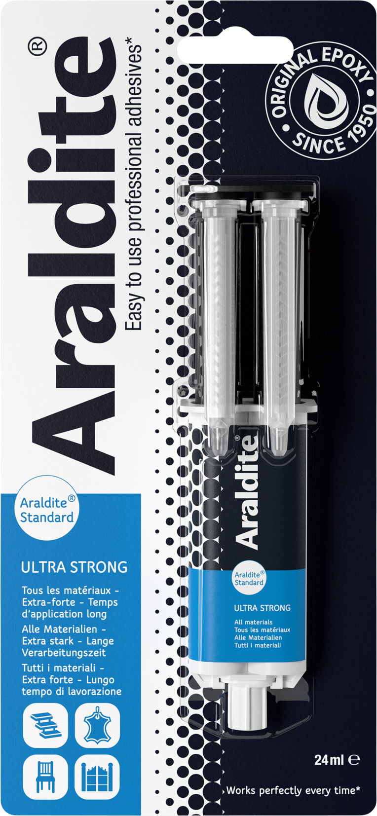 ARALDIT Standard Klebstoff Doppelspritze 2 x 12ml - Kleben