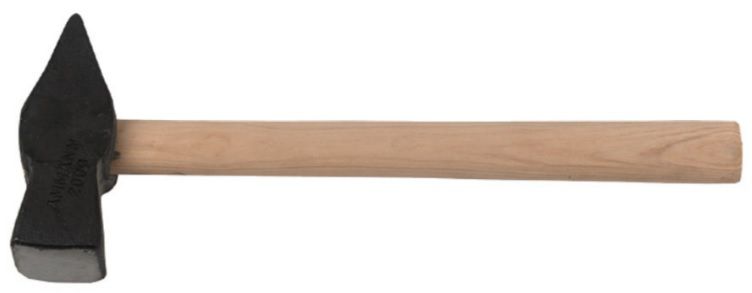 Schmiedehammer Herzform 2000g, L= 400mm, Eschenstiel - Bauwerkzeuge