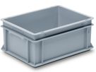 Rako-Behälter, mit Muschelgriff, grau 400x300x169 mm 15 Lt - Utz Behälter