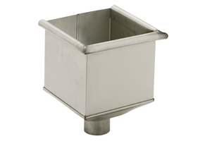 Rinnenkasten o/Stern 180/ 75 mm 151 Wulst 3-seitig "Piccolo" - Uginox Spenglereihalbfabrikate