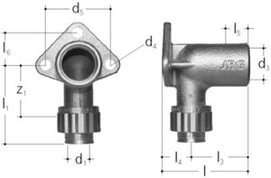 Armaturenanschlüsse +GF+ JRG Sanipex