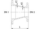 Flanschen-Kaliberwechsel Typ FFR DN 125/50 PN 10/16 - WILD Flanschformstücke