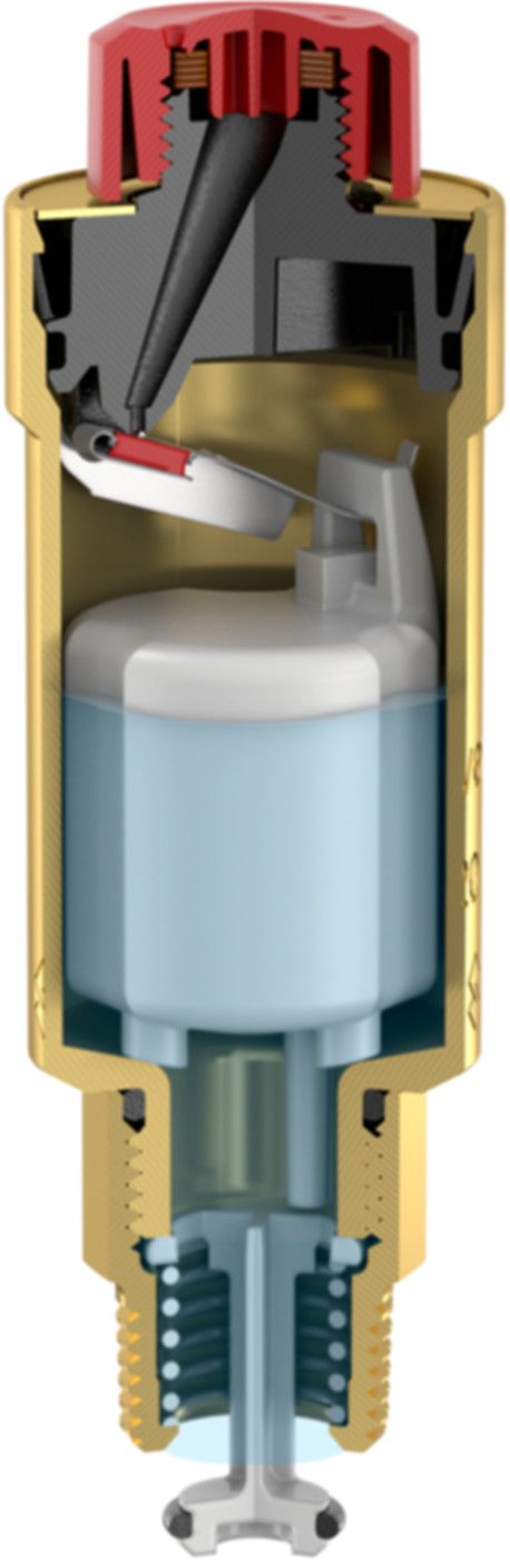 Flamco Flexvent Schwimmerentlüfter m/Absperreinr. H: 82 mm 3/8" - Flamco Luft- und Schlammabscheider