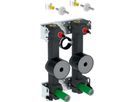 GIS-Waschtisch-Set Standarm.461.153.00.1 zwei Wasserzählerstrecken mit UP-Ventil - Geberit Systemventile / Armaturen