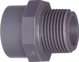 Übergangs-Muffennippel +GF+ PVC-U