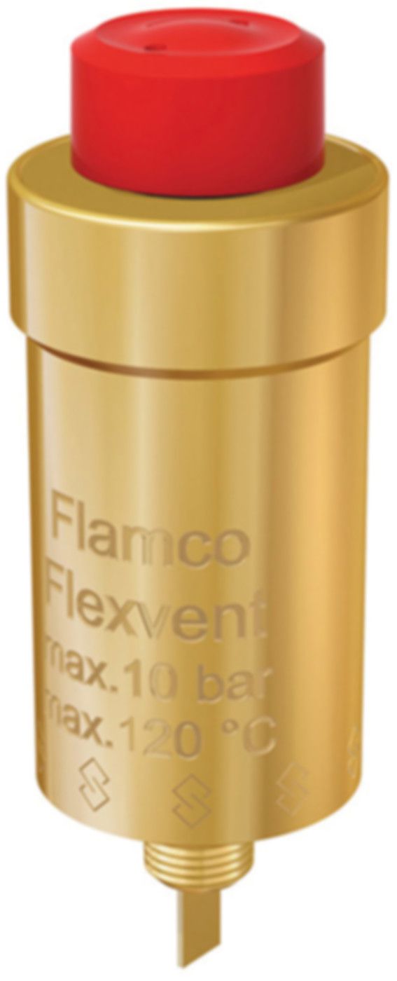 Flamco Flexvent Schwimmerentlüfter o/Absperreinr. H: 82 mm 3/8" - Flamco Luft- und Schlammabscheider