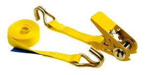 SPANSET Zurrgurte, 2tlg. mit Ratsche L=3m, B=25mm, 750 daN, 2 Drahthaken - Hebewerkzeuge