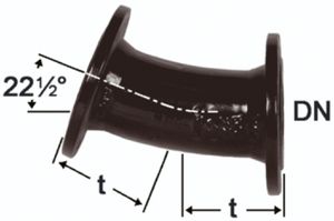 Flanschbögen vonRoll hydro Fig. 2035 (FFK 22)