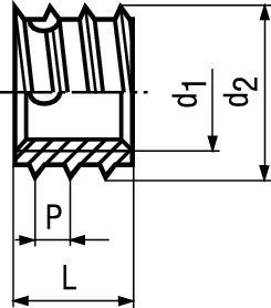 Ensat® Typ 307 kurz St vzg BN905 M5 - Bossard Schrauben