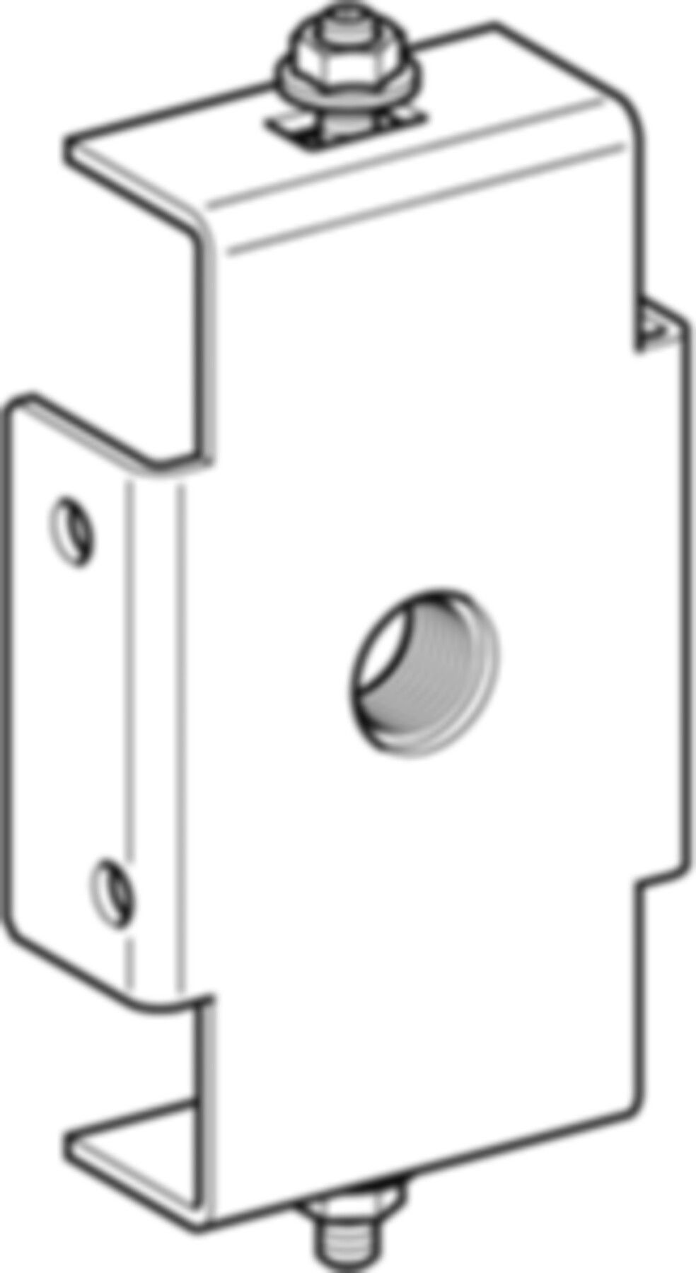 Rohrhalter für Fixpunkt 461.099.00.1 - Geberit-GIS