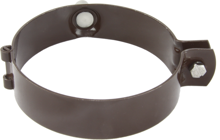 Braun Trefix 83 mm M10 246 - Plastifizierte Sockelrohrschellen