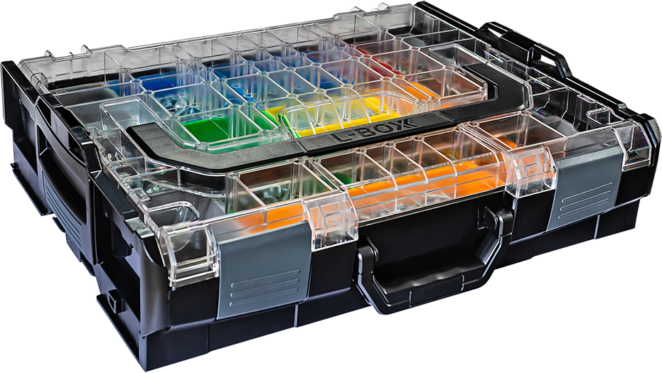 L-BOXX 102 transparent inkl. IBS H3 6100000492 - Werkzeugkoffer,Sortimentskoffer,Behälter