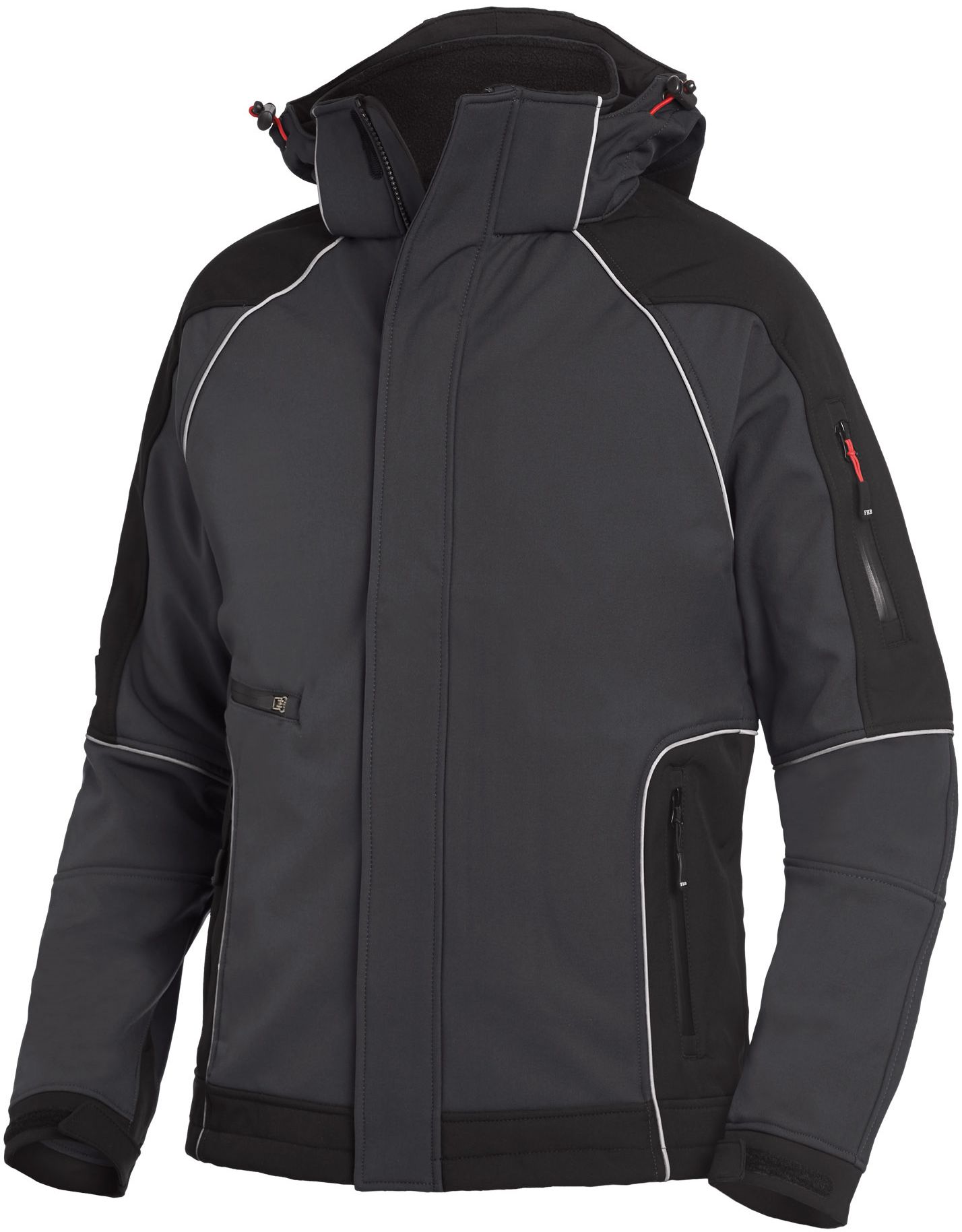 FHB WALTER Softshelljacke anthrazit-schwarz Gr. 4XL - Textilien