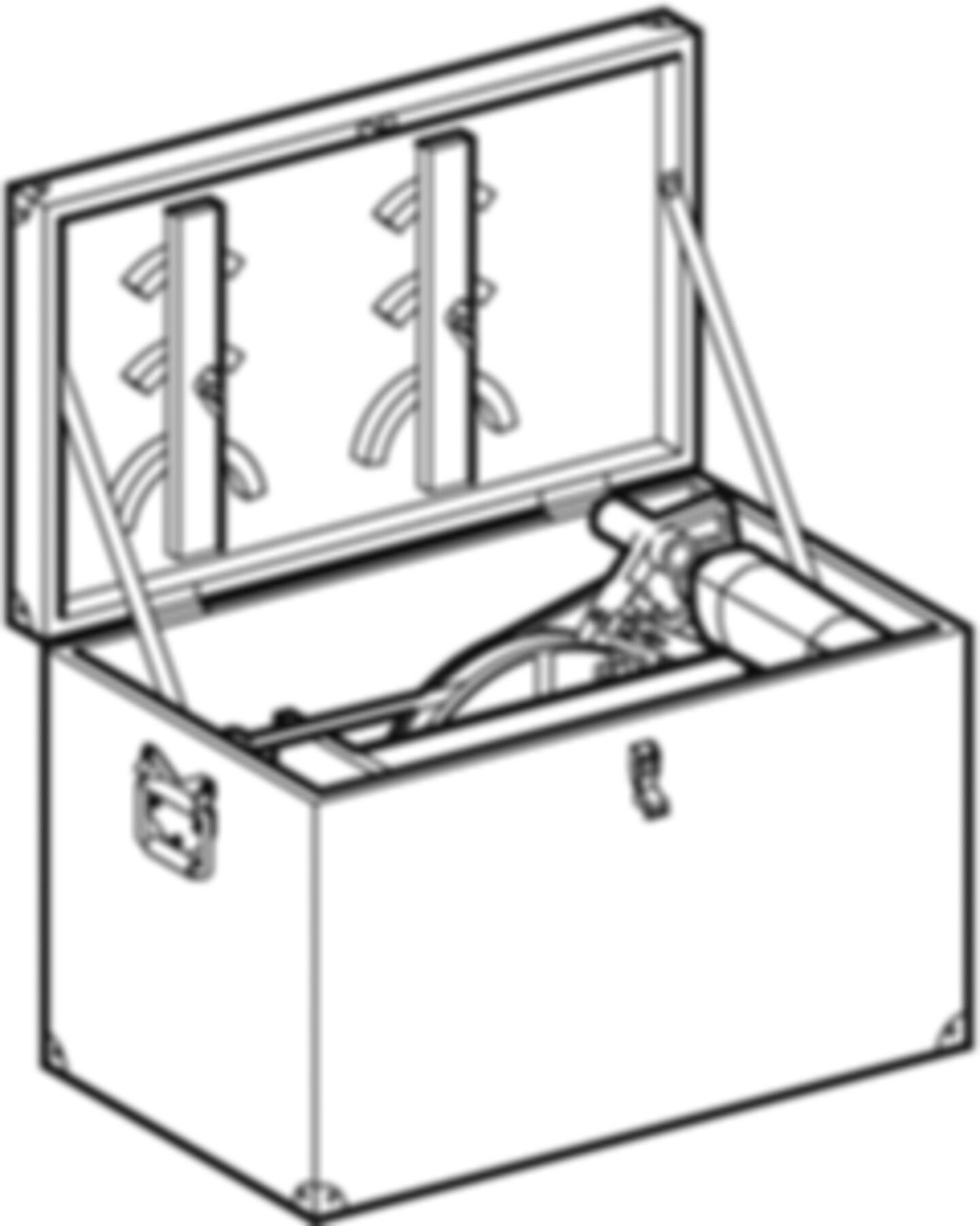 Schweisszubehörkiste komplett d200-315mm 359.009.P4.1 für Schweissm. Universal - Geberit Werkzeuge und Zubehör