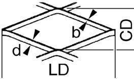 1000/2000/10/5/1.5/1.0 mm - Streckmetall DD12