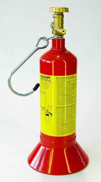 Propan-Kleinflasche aus Leichtstahl 3052, 425g Füllmenge - Schweissen