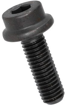 3873 Zylinderschrauben mit geripptem Flansch