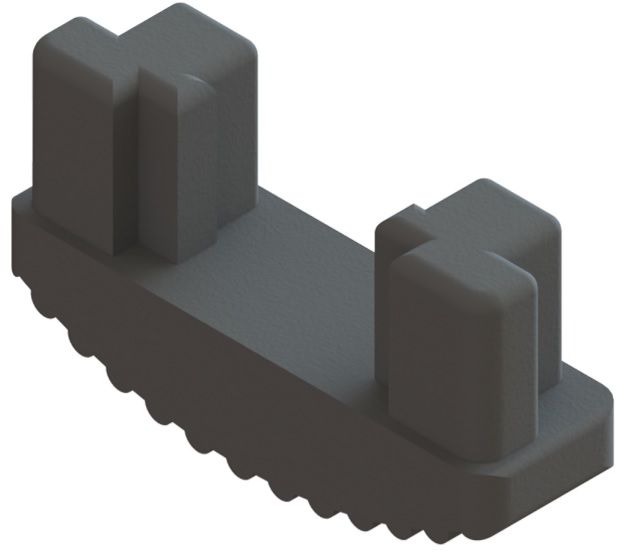 HB Gummifuss Holm 70x25 mm - Garten