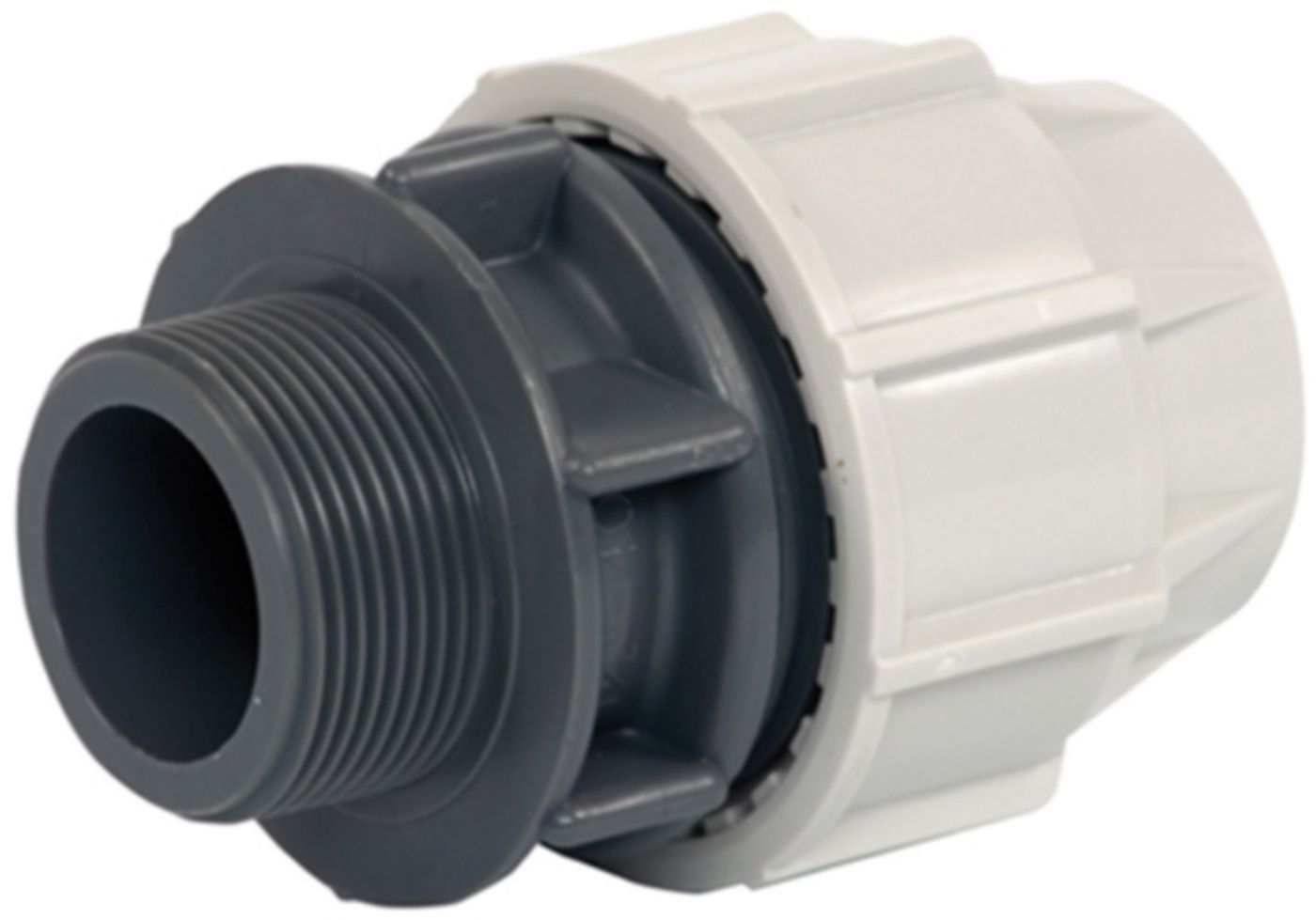 Anschlussverschraubung mit AG 7020 d 32mm - 1 1/4" - Plasson-Klemmfittinge