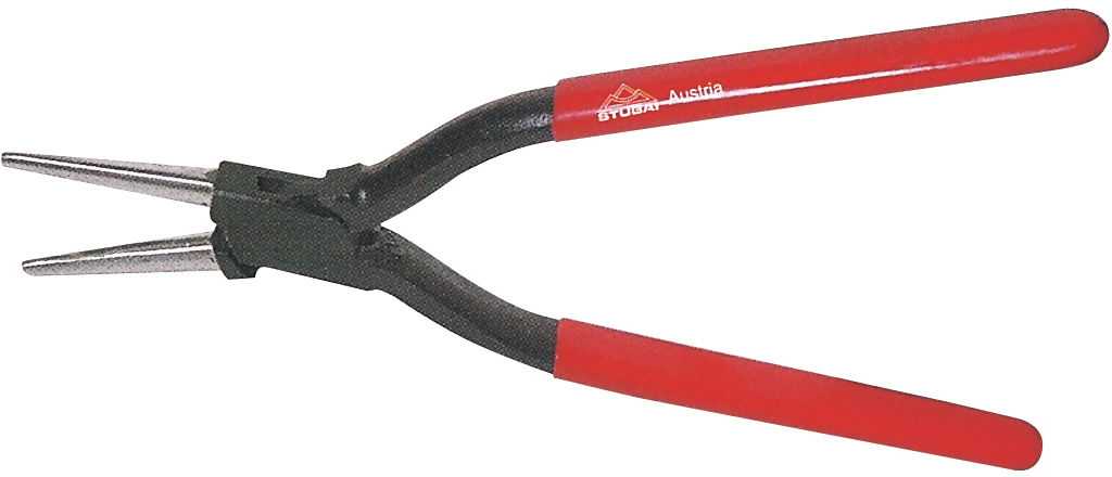 STUBAI Spengler-Rundzange, ohne Zahnung L= 240 mm, Org.Nr.281011 - Spenglerwerkzeuge