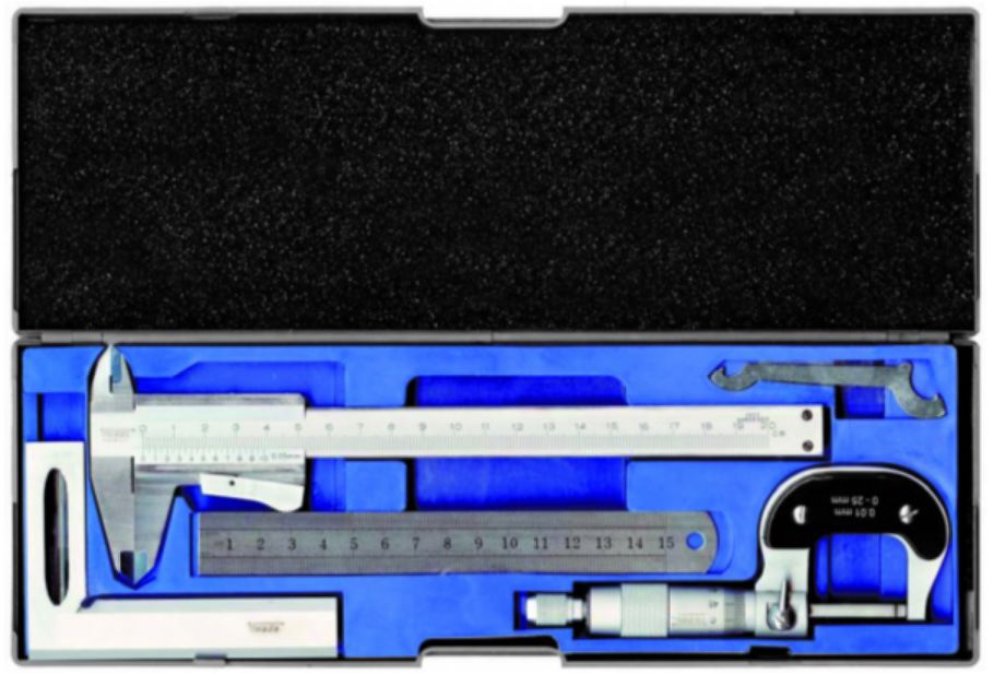 VOGEL Messwerkzeug-Satz 4-tlg., im Etui - Längenmessen