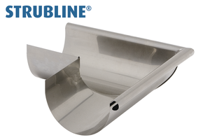 Rinnenwinkel äussere 330 mm 140 gefalzt/gelötet "Strubline" - Verzinkte Spenglereihalbfabrikate