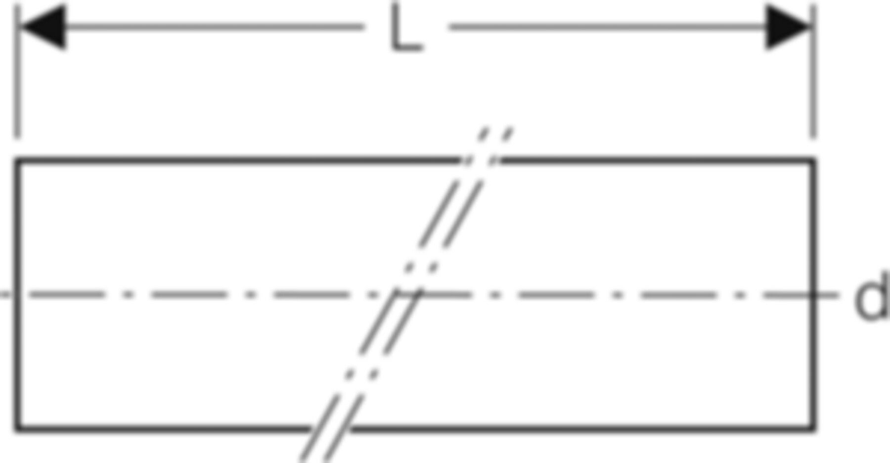 Rohr L=3m d 75mm 307.000.14.1 - Geberit-PE-Silent-Rohre