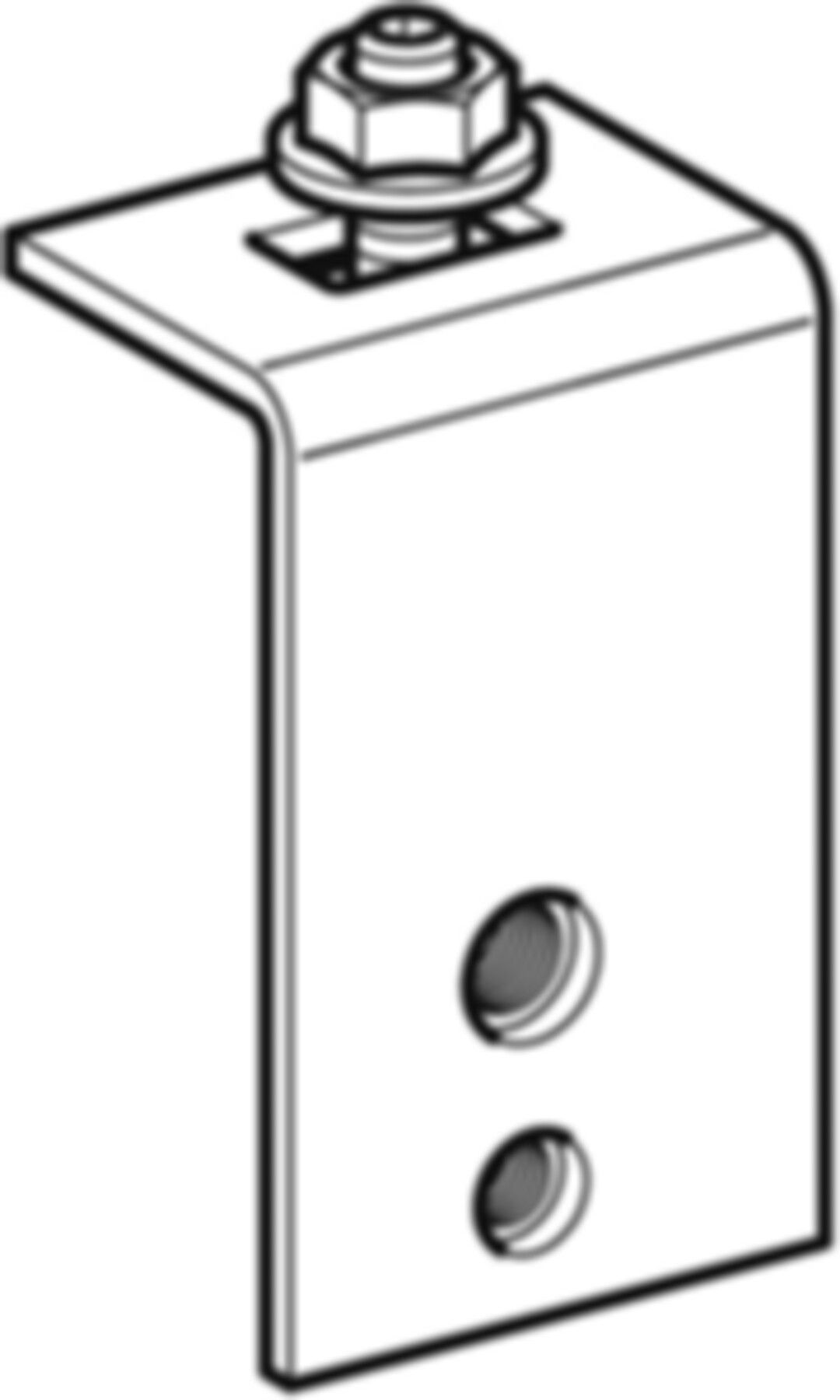 Gleitschellen-Rohrbefestigung 461.098.00.1 - Geberit-GIS