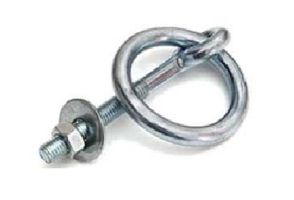 Krippringe Metrisch, galv. verzinkt M 8 x 80mm, Ring-Ø 40mm - Ketten und Zubehör