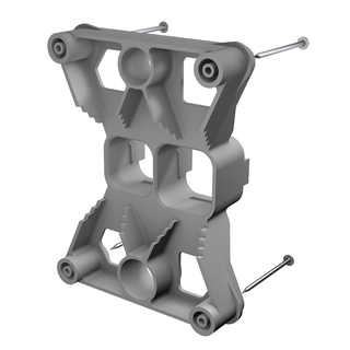 Montagehalter zu Anschliessgarnituren